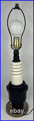 Vintage AC SPARK PLUG AUTO PARTS STORE DISPLAY LAMP 24 TALL 1960's RARE