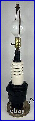Vintage AC SPARK PLUG AUTO PARTS STORE DISPLAY LAMP 24 TALL 1960's RARE
