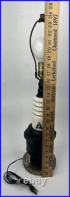 Vintage AC SPARK PLUG AUTO PARTS STORE DISPLAY LAMP 24 TALL 1960's RARE