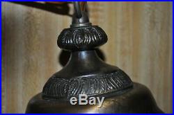 Vintage ANTIQUE Brass HANGING Oil Nude GREEK GODDESS RAIN LAMP for REPAIR Parts