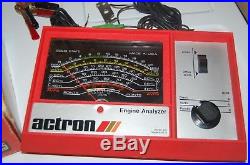 Vintage Actron 70s USA engine tune-up tester auto kit gm car service gauge meter