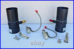 Vintage Aircraft Parts Steam Repurpose lamp Parts Cosplay Props Jet Ray Gun DI