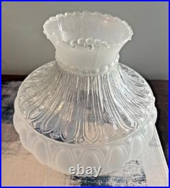 Vintage Aladdin Electrified Oil Lamp with New Chimney Nice