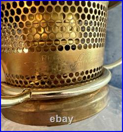 Vintage Aladdin Electrified Oil Lamp with New Chimney Nice