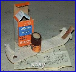 Vintage Aladdin Oil Lamp Parts Lox-On Mantle R-150 Wick 151 230 12-B-C-14-21c 23