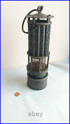 Vintage Antique American WOLF Type Miners Safety Lamp DAMAGED Parts Collect