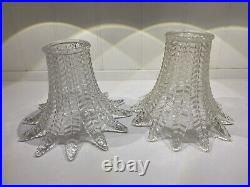 Vintage/Antique Glass Lamp Shades 2-5 Fitter. Lamp Light Stem Repair Parts
