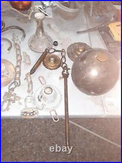 Vintage /Antique Lamp Parts Chandelier