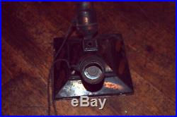 Vintage Antique Lamp Socket Japanned Hubbell Acorn Pull Copper Flashed Parts