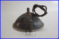 Vintage Antique S&M Lamp Co Broad Way Oval Headlight Driving Fog Spot Light Lamp
