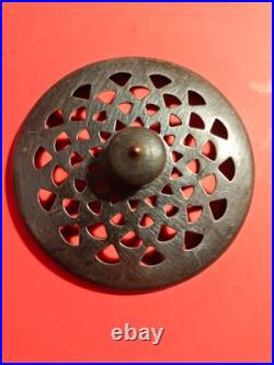 Vintage Antique Tiffany Lamp Heat Cap Stained Glass Shades Parts 3 in