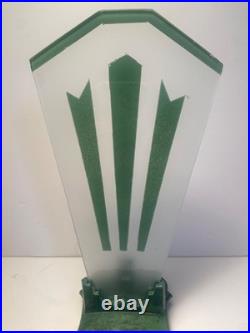 Vintage /Antique original art deco glass for lamp use for parts