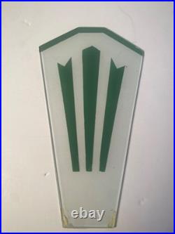 Vintage /Antique original art deco glass for lamp use for parts