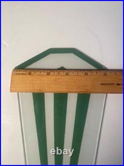 Vintage /Antique original art deco glass for lamp use for parts