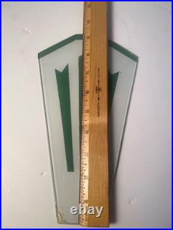 Vintage /Antique original art deco glass for lamp use for parts