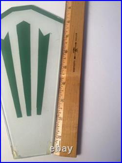 Vintage /Antique original art deco glass for lamp use for parts