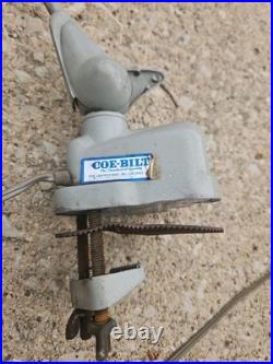 Vintage Art Deco Desk Lamp Coe-Bilt Art Specialty Chicago USA for parts/as is