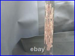 Vintage Art Deco Metal Slag Glass Lighted Smoking Stand Ashtray Lamp AS IS PARTS