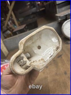 Vintage Art Deco Porcelain Ceramic Wall Mount Sconce Electric Light Lamp Parts