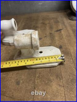 Vintage Art Deco Porcelain Ceramic Wall Mount Sconce Electric Light Lamp Parts