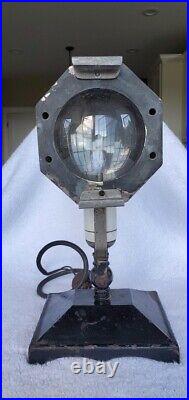 Vintage Art Deco Projection Lamp Parts Or Repair (untested)