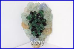 Vintage Art Glass Grape Cluster For Chandelier and Lamp Parts