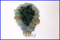 Vintage Art Glass Grape Cluster For Chandelier and Lamp Parts