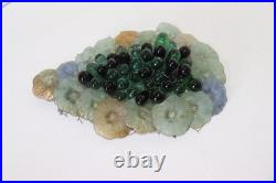 Vintage Art Glass Grape Cluster For Chandelier and Lamp Parts
