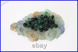 Vintage Art Glass Grape Cluster For Chandelier and Lamp Parts
