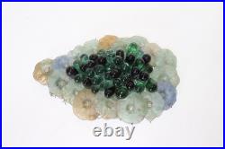 Vintage Art Glass Grape Cluster For Chandelier and Lamp Parts
