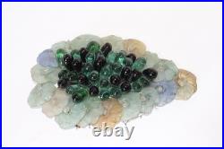Vintage Art Glass Grape Cluster For Chandelier and Lamp Parts