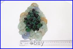 Vintage Art Glass Grape Cluster For Chandelier and Lamp Parts