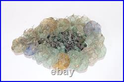 Vintage Art Glass Grape Cluster For Chandelier and Lamp Parts