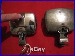 Vintage Auto Lamp Co. Chicago. Turn Signal / Back-up / Lights Art Deco (pair)