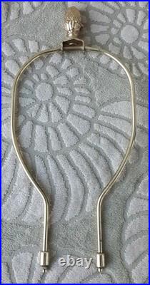 Vintage Baccarat Style Urn Vase Crystal Swirl Glass Lamp Claw Feet Leviton Rare