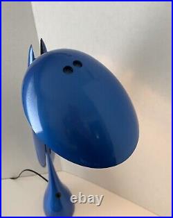 Vintage Blue Heron Lamp By Isao Hosoe For Luxo Italia FLAWED PARTS ONLY