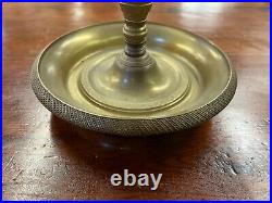 Vintage Brass Empire Style Bouillotte Lamp For Parts Cast Swans Nicely Chased