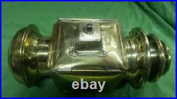 Vintage Brass Era Carraige Ford A T Buggy Kerosene Lantern LAMPS PAIR PARTS asis