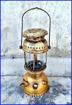 Vintage Brass Pigeon Parts Fitted Original 250 Cp Petromax Brass Lantern Germany