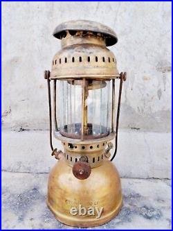 Vintage Brass Pigeon Parts Fitted Original 250 Cp Petromax Brass Lantern Germany