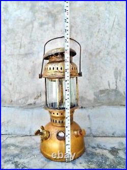Vintage Brass Pigeon Parts Fitted Original 250 Cp Petromax Brass Lantern Germany