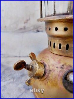 Vintage Brass Pigeon Parts Fitted Original 250 Cp Petromax Brass Lantern Germany