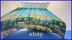 Vintage Budweiser Clydesdale Hanging Bar Light Shade For Parts Repair
