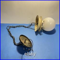 Vintage Budweiser Clydesdale Hanging Bar Light Shade For Parts Repair