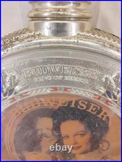 Vintage Budweiser Rotating Clock Lighted Display Lamp 21 Pocket Watch Parts