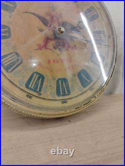 Vintage Budweiser Rotating Clock Lighted Display Lamp 21 Pocket Watch Parts