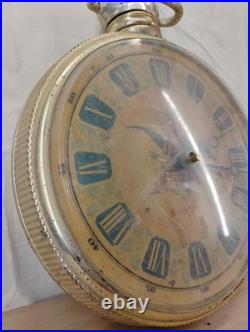 Vintage Budweiser Rotating Clock Lighted Display Lamp 21 Pocket Watch Parts