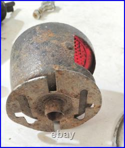 Vintage Car Parts Number Plate Lucas King Road Lamp Motor Meter Cap MG Wheel Nut