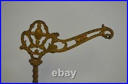 Vintage Cast Iron Floor Lamp Missing Parts As Is