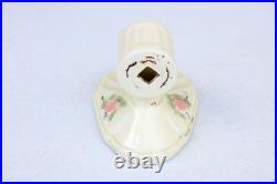 Vintage Ceramic OLD Lamp Light Fixtures Parts Antique Shell Floral Unique YR